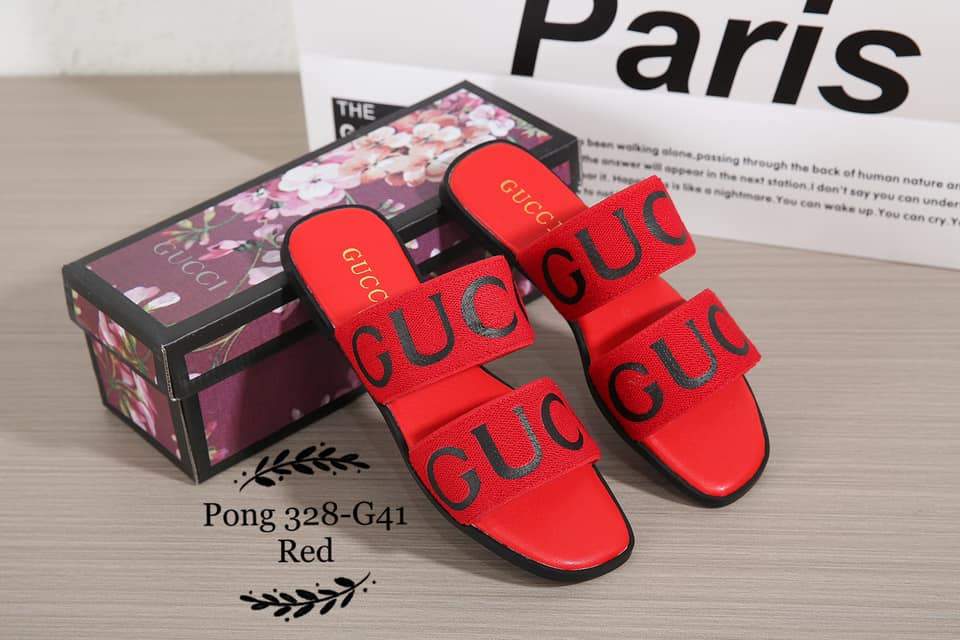 GG328-G41 Casual Sandals Shoes StyleMoto Red 35 