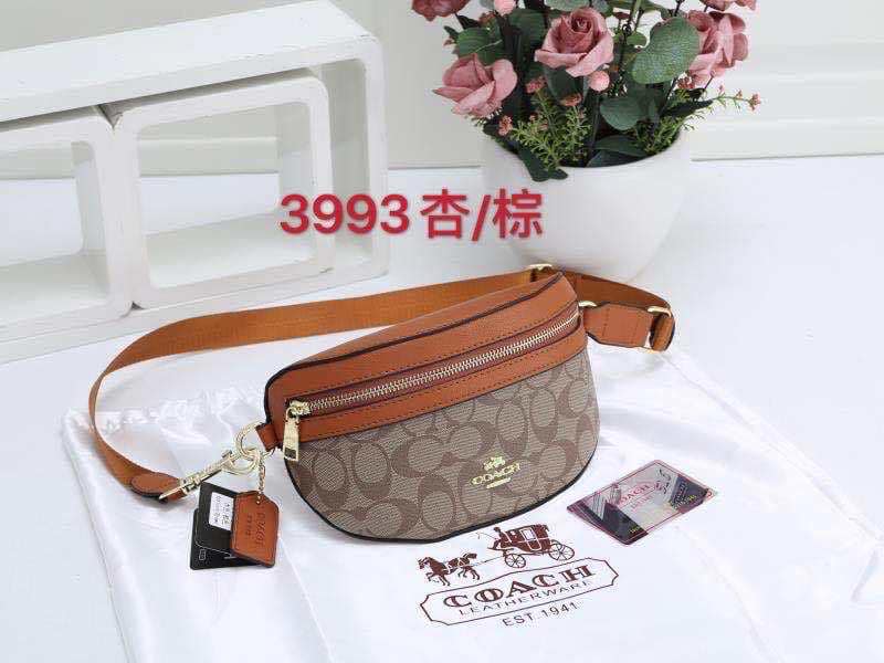 CH3993 Casual Belt Bag StyleMoto Apricot Tan 