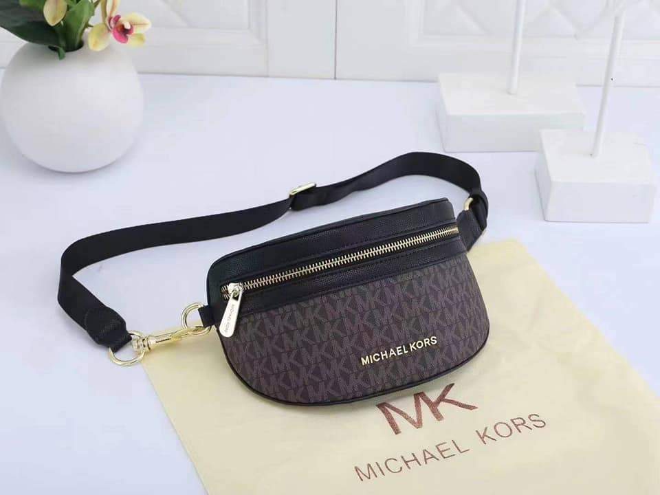 MK3992 Belt Bag StyleMoto Coffee Black 