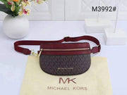 MK3992 Belt Bag StyleMoto Coffee Maroon 