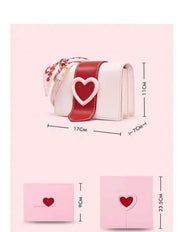 Charles & Keith Heart Mini Sling Bag StyleMoto 