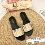 D080 Flat Sandals Shoes StyleMoto White 35 