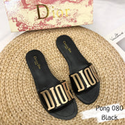 D080 Flat Sandals Shoes StyleMoto Black 35 
