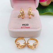 Rose Gold Loop Earrings StyleMoto #420 