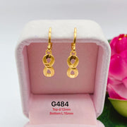 Gold Loop Earrings StyleMoto G484 