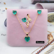 Elegant 2-in-1 Birthstone Jewelry Set With Box StyleMoto December 