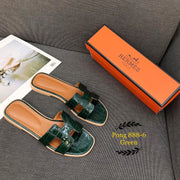 H888-6 Oran Croc-Effect Sandals Shoes StyleMoto Green 35 
