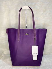 LAC0647 Vertical Tote Bag StyleMoto Purple 