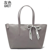 LAC0801 Horizontal Tote Bag StyleMoto Gray 
