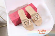 VAL2208 Casual Flat Sandal Shoes StyleMoto Apricot 37 