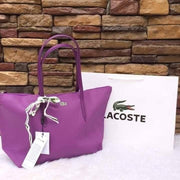 LAC0801 Horizontal Tote Bag StyleMoto Purple 