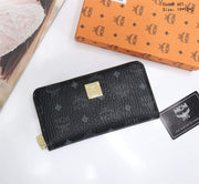 MCM601 Long Zip Wallet StyleMoto Black 