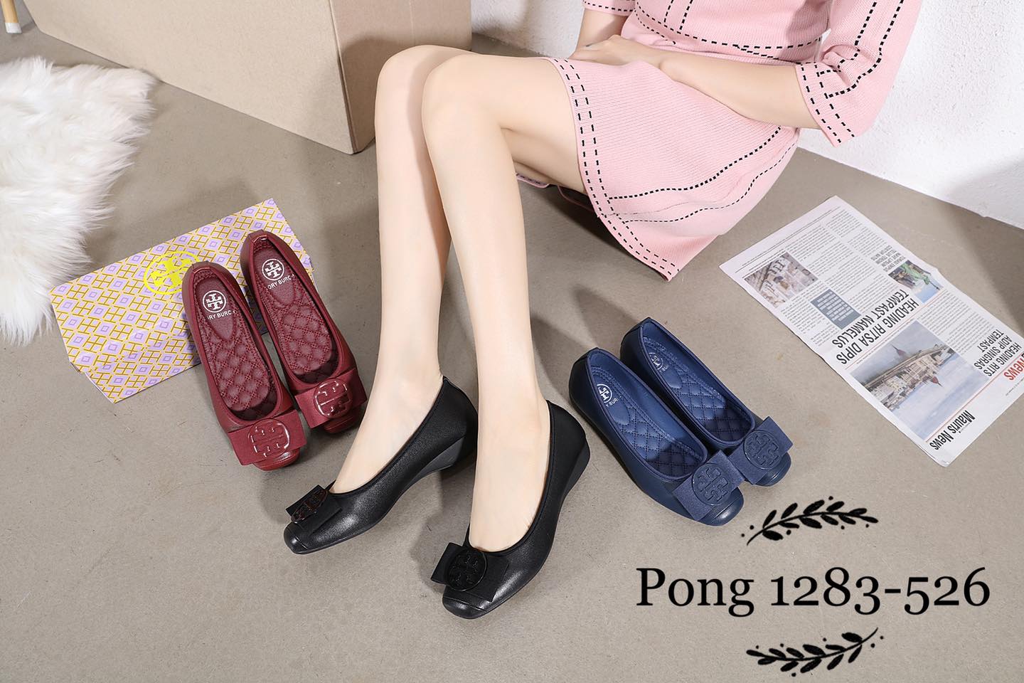 TB1283-526 Mini-Wedge Shoes StyleMoto 